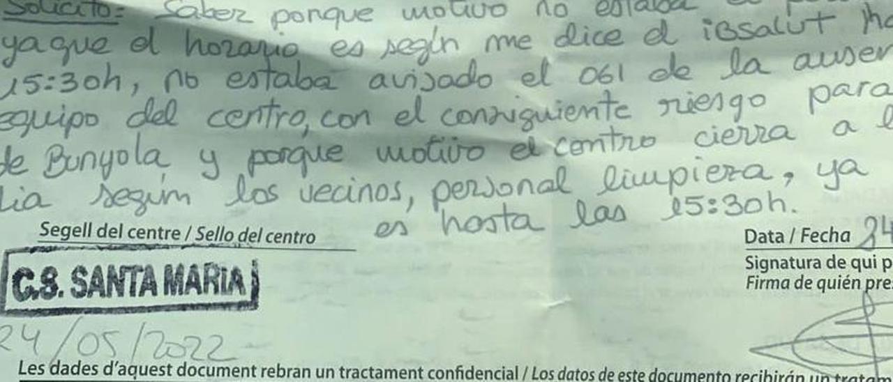 Reclamación realizada hace más de un año y aún no contestada.