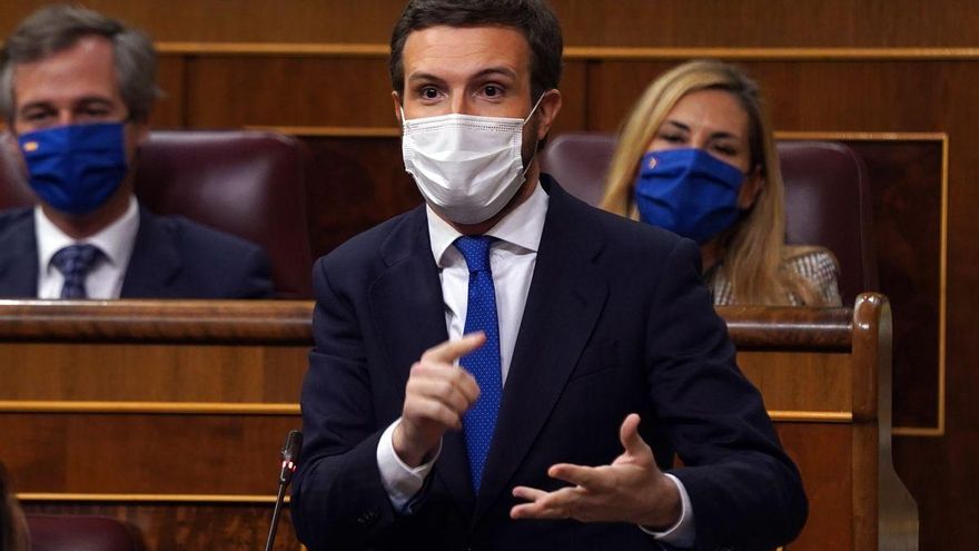 Casado: &quot;España se va a la ruina y el Gobierno lo único que hace es pelearse entre sí&quot;