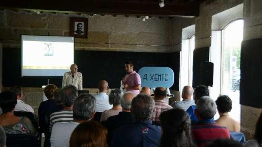 Arturo Sánchez Cidrás durante su conferencia. // Gonzalo Núñez