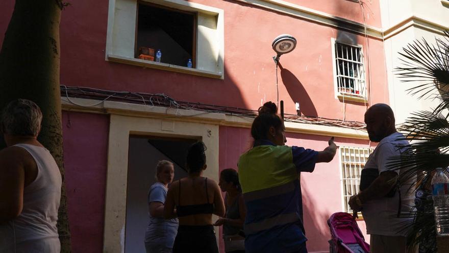 Vivienda donde se produjo la explosión.