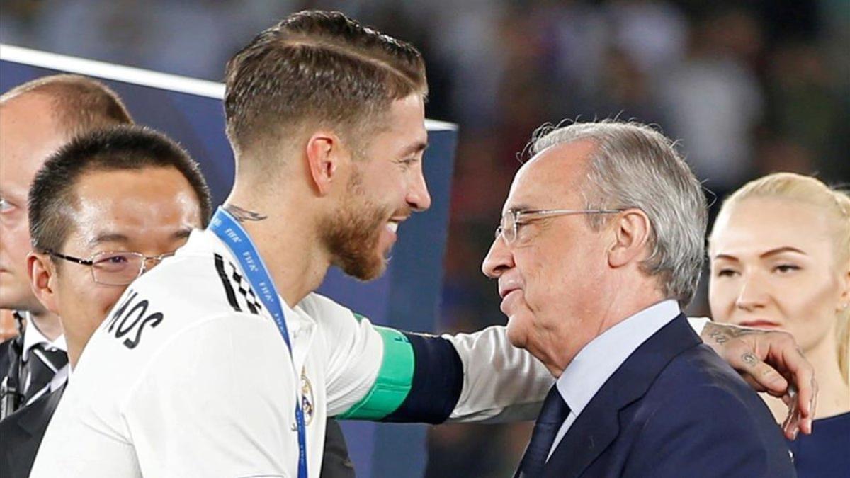 Sergio Ramos y Florentino Pérez no se ponen de acuerdo