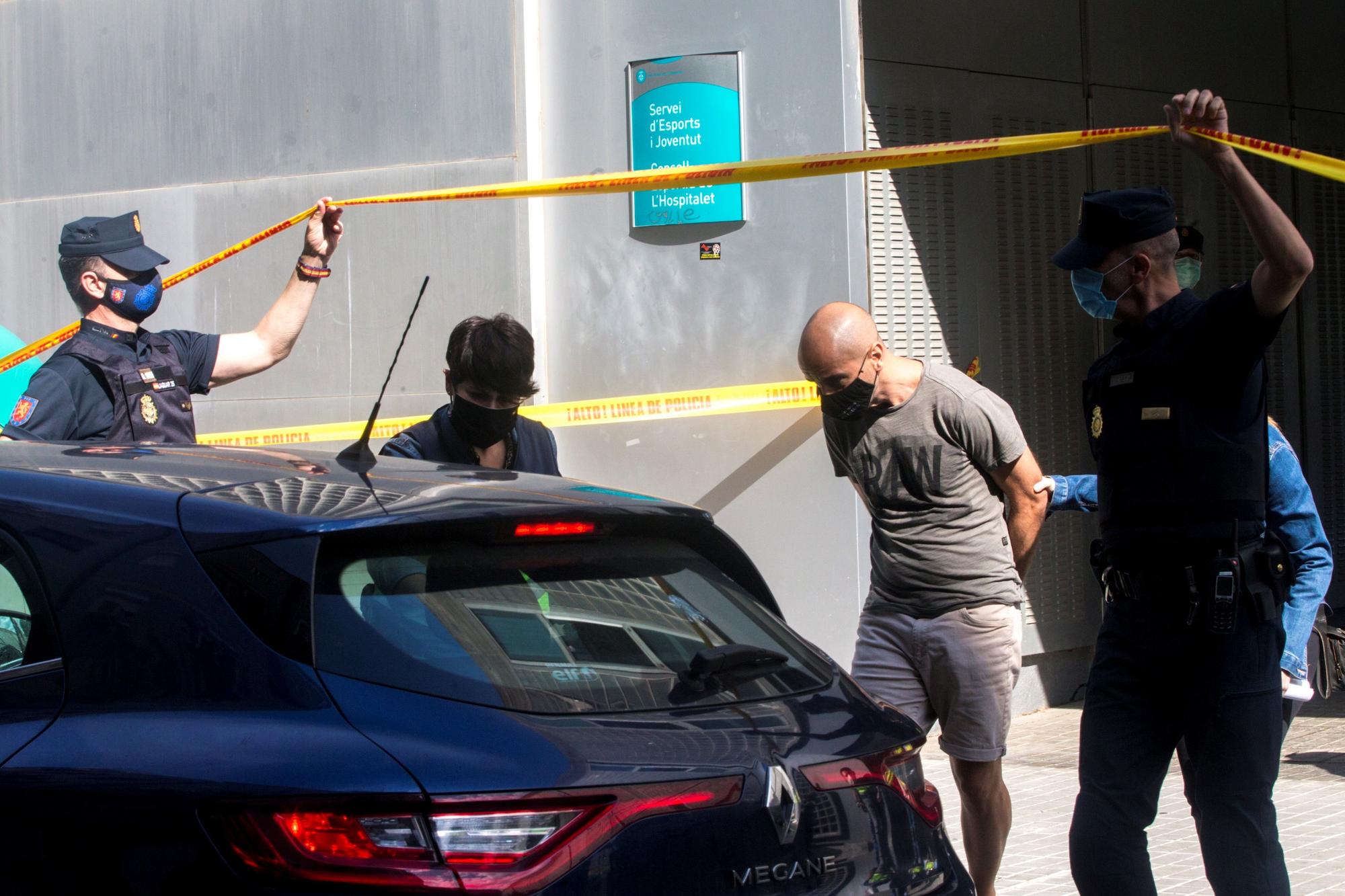 El director del Consell Esportiu de L'Hospitalet, Eduard Galí, en el registro del pasado junio.