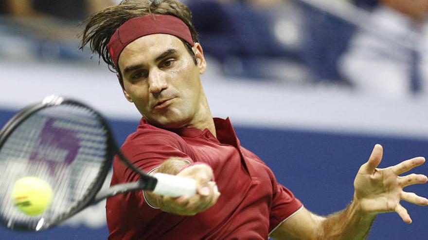 Roger Federer, en el US Open