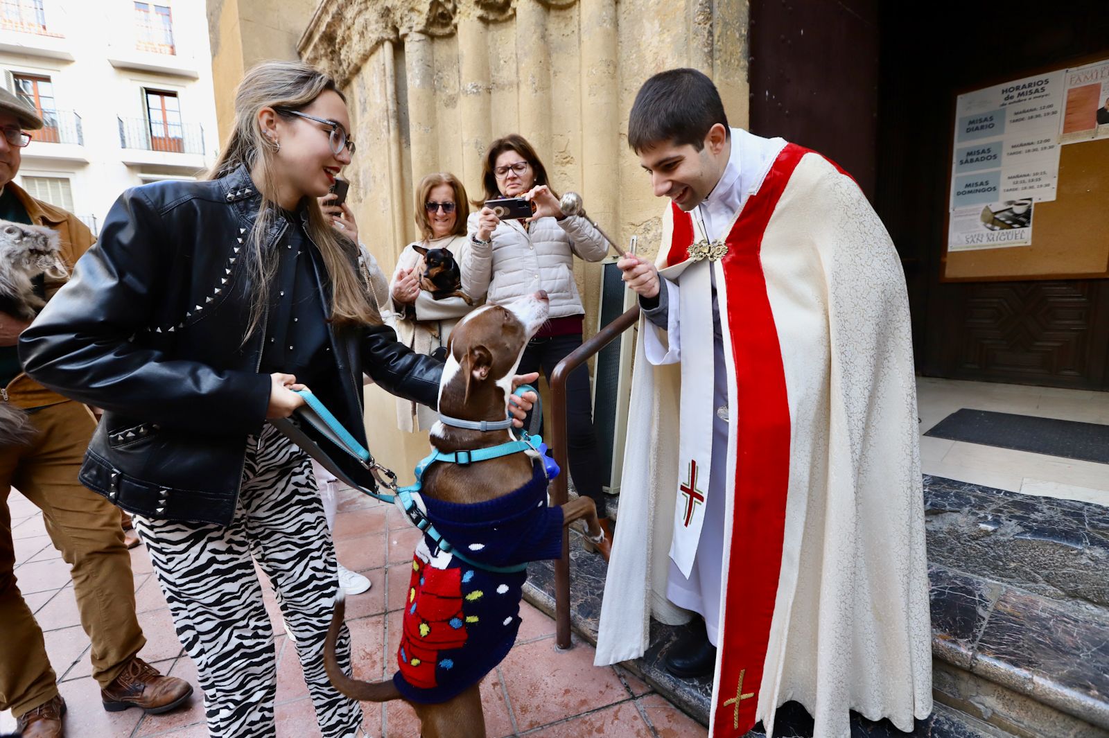 Las mascotas cordobesas reciben la bendición por San Antonio Abad