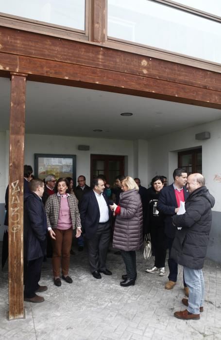 Reunión de diputados y alcaldes del PP en Lugo de Llanera