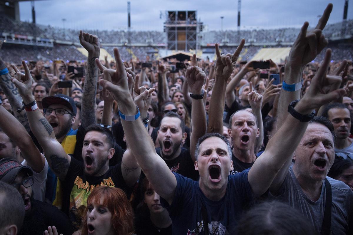 El concierto de Iron Maiden en Barcelona, en imágenes