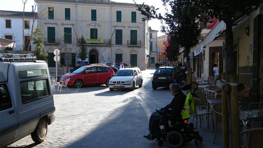 Aspecto actual de la zona centro de Porreres.