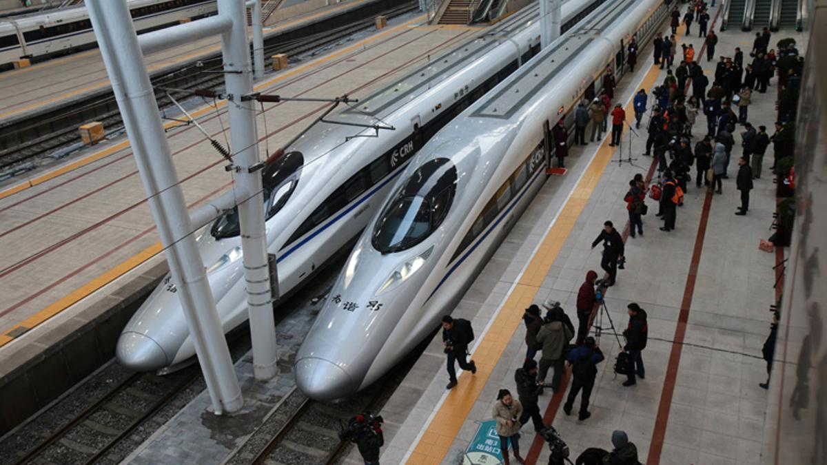 Trenes de alta velocidad en China