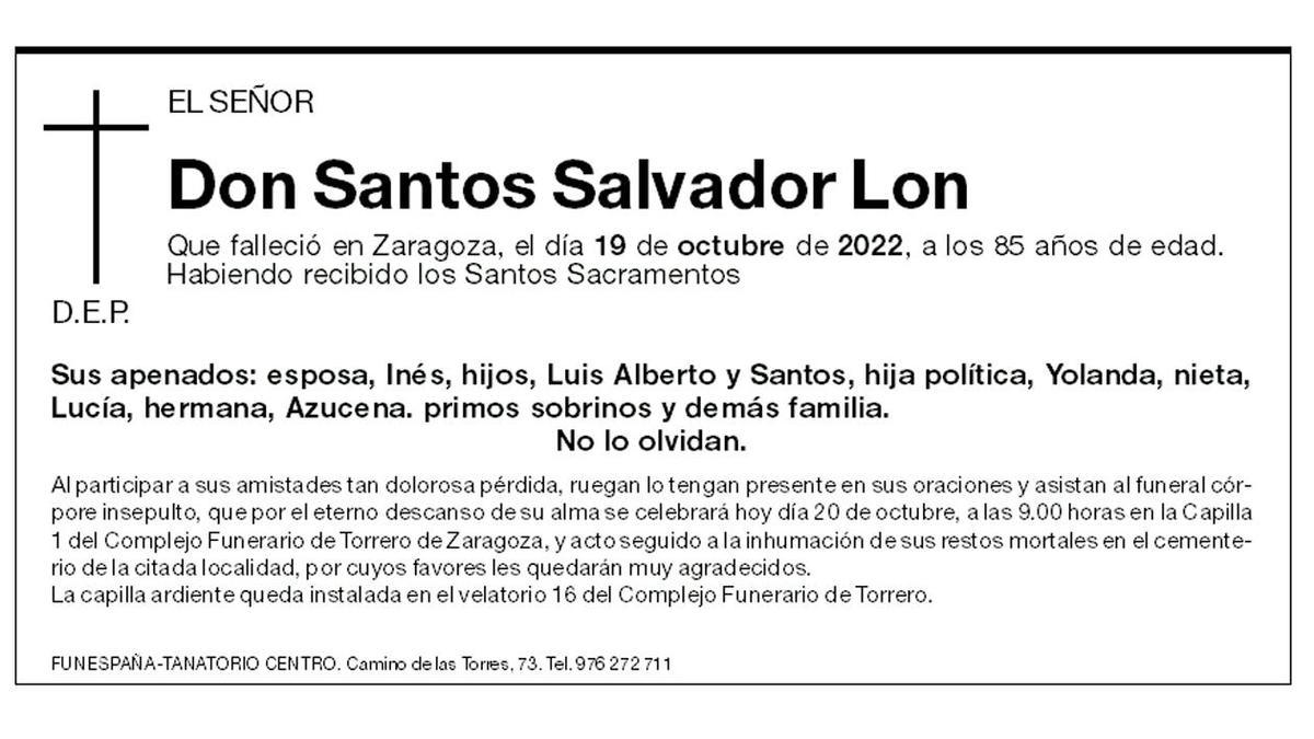 Santos Salvador Lon