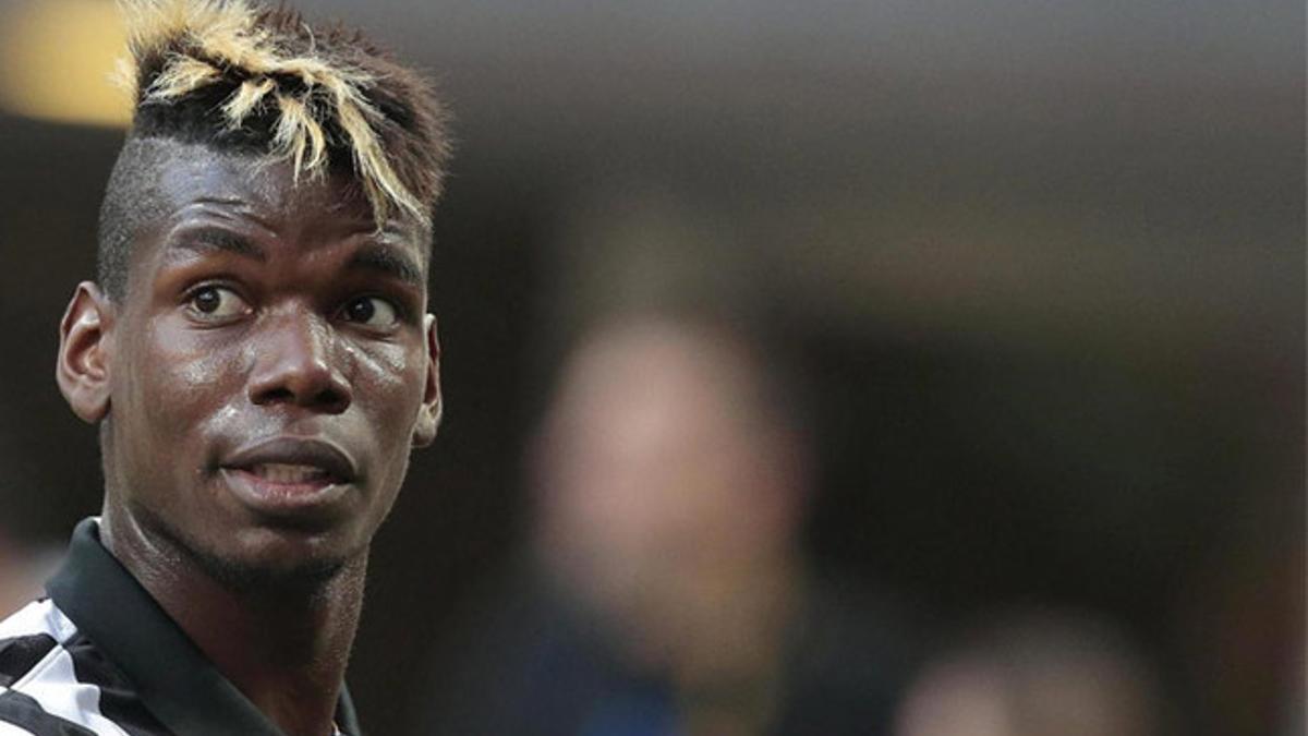 Pogba, en un partido con la Juventus esta temporada