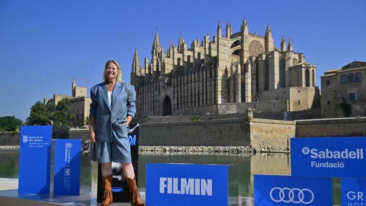 Trine Dirholm horas antes de recoger el premio Masters of Cinema