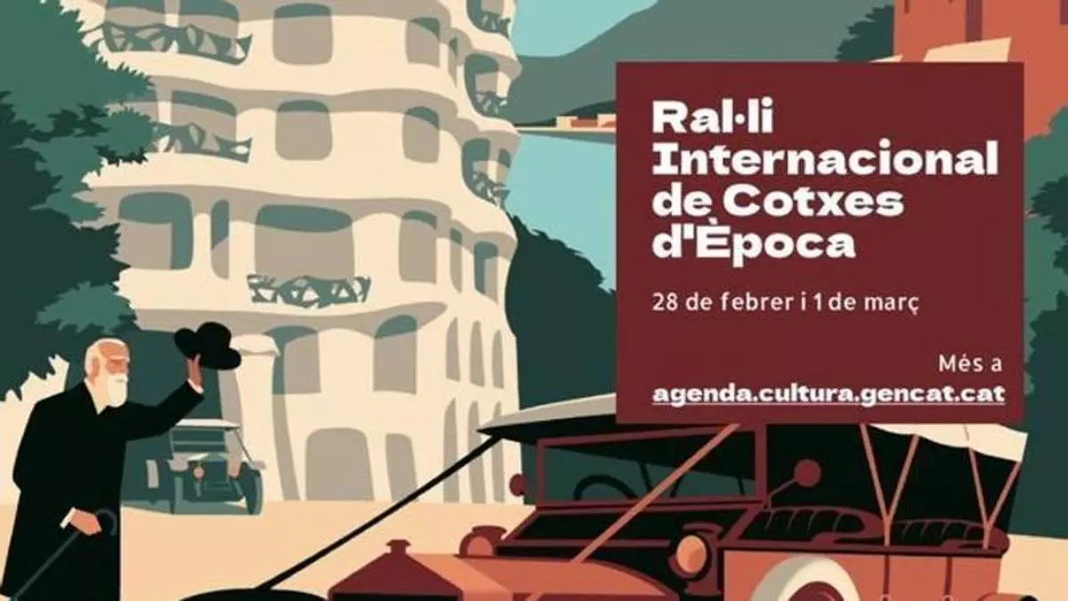 Barcelona retrocede más de 100 años este fin de semana con el festival de coches de época en homenaje a Gaudí