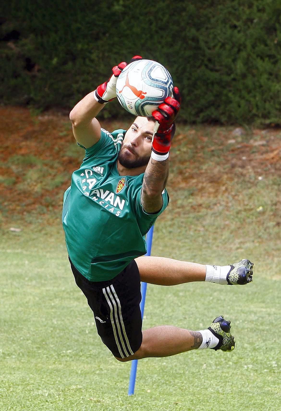 Concentración del Real Zaragoza en Boltaña