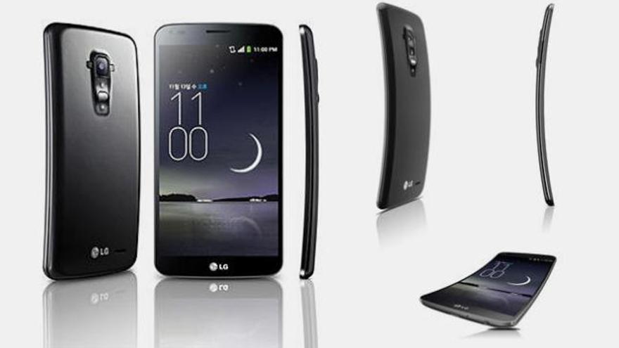 El LG G Flex.