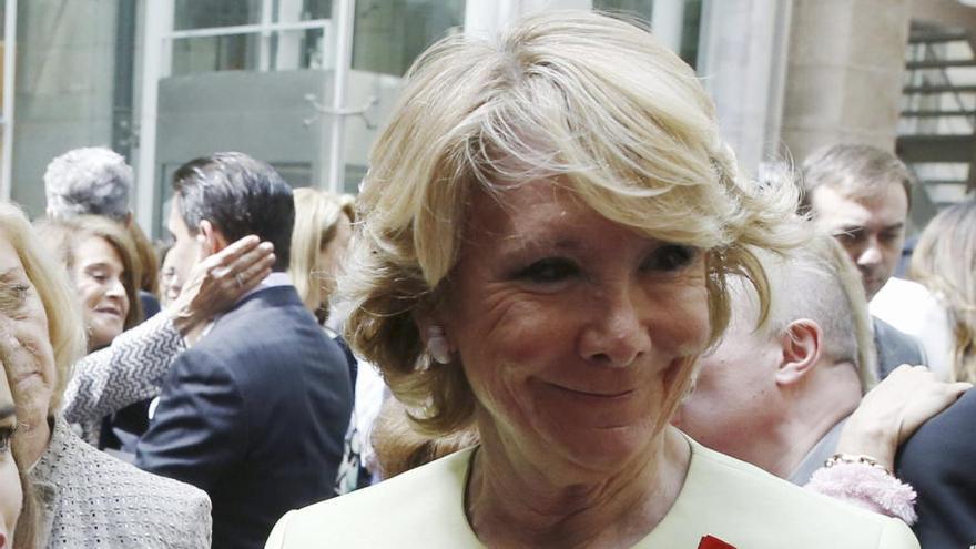 Esperanza Aguirre, candidata a la Alcaldía de Madrid.