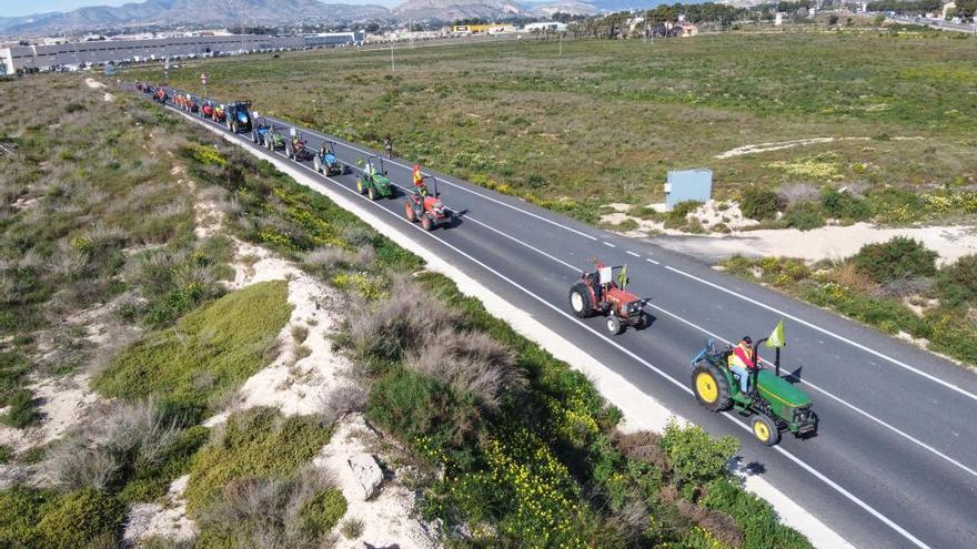 Tractorada en defensa del campo alicantino