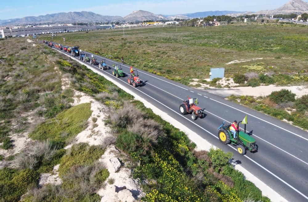 Tractorada en defensa del campo alicantino