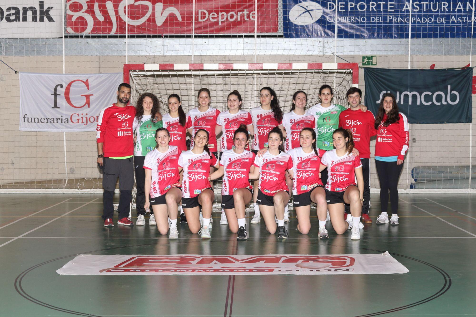 Estos son los equipos del Balonmano Gijón