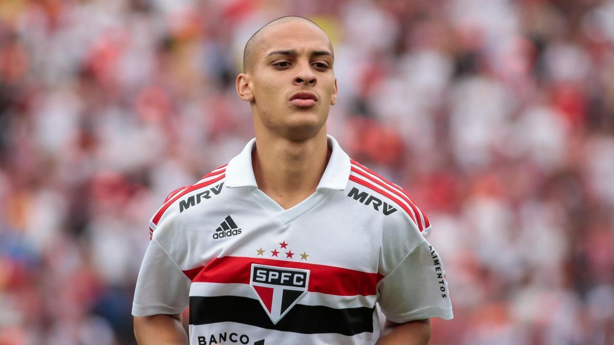 Antony, durante su etapa en el juvenil del São Paulo