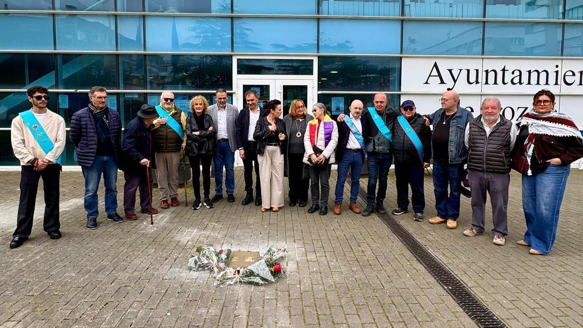 En imágenes: Gozón homenajea a dos vecinos deportados por los nazis en campos de concentración