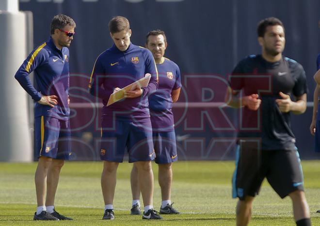 El Barça prepara el partido de Champions contra el Bayer Leverkusen