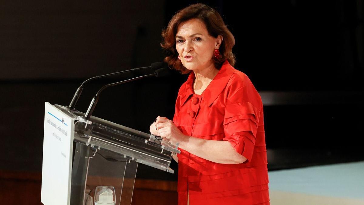 La exvicepresidenta primera del Gobierno, Carmen Calvo