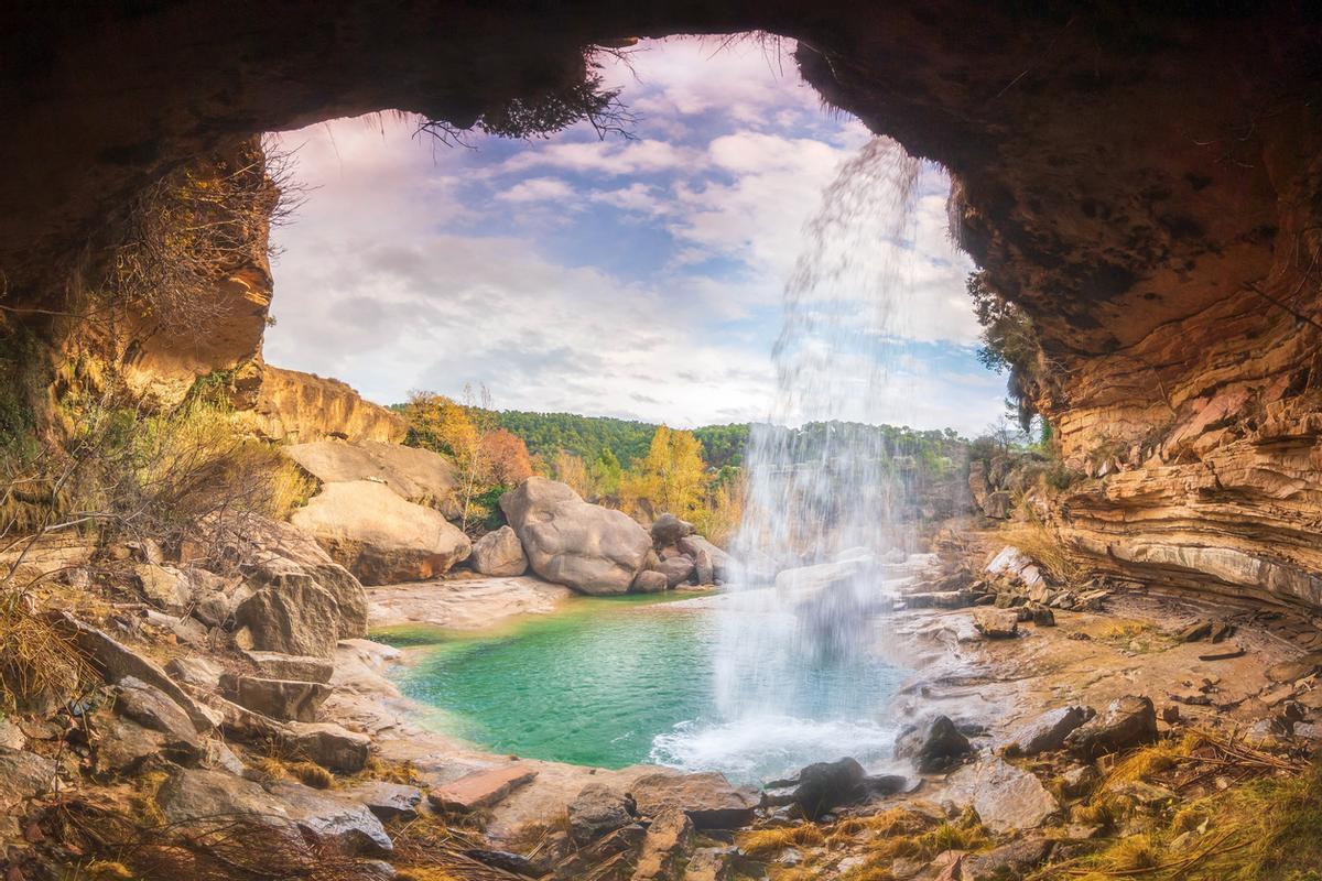 Cascada El Salt, en Matarraña.
