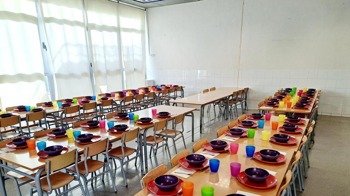 Comedor escolar.