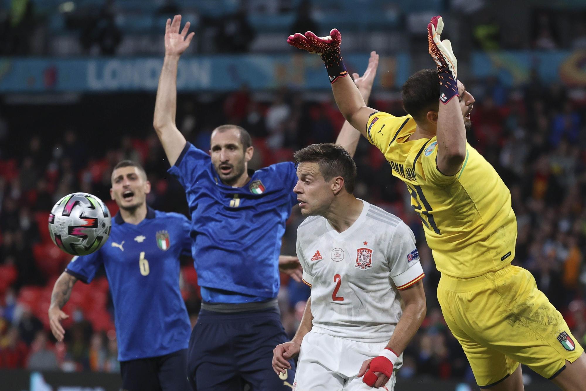 Las imágenes más espectaculares del España- Italia de la Eurocopa 2021