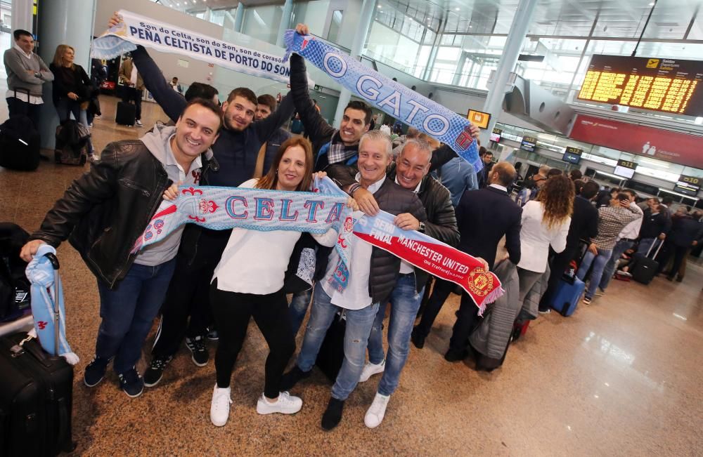 Así salió el Celta hacia Manchester