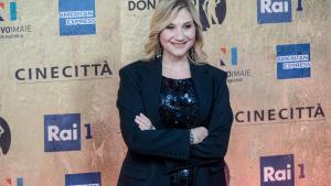 La periodista de la cadena pública italiana RAI Serena Bortone, en un acto en Roma el pasado 3 de mayo.
