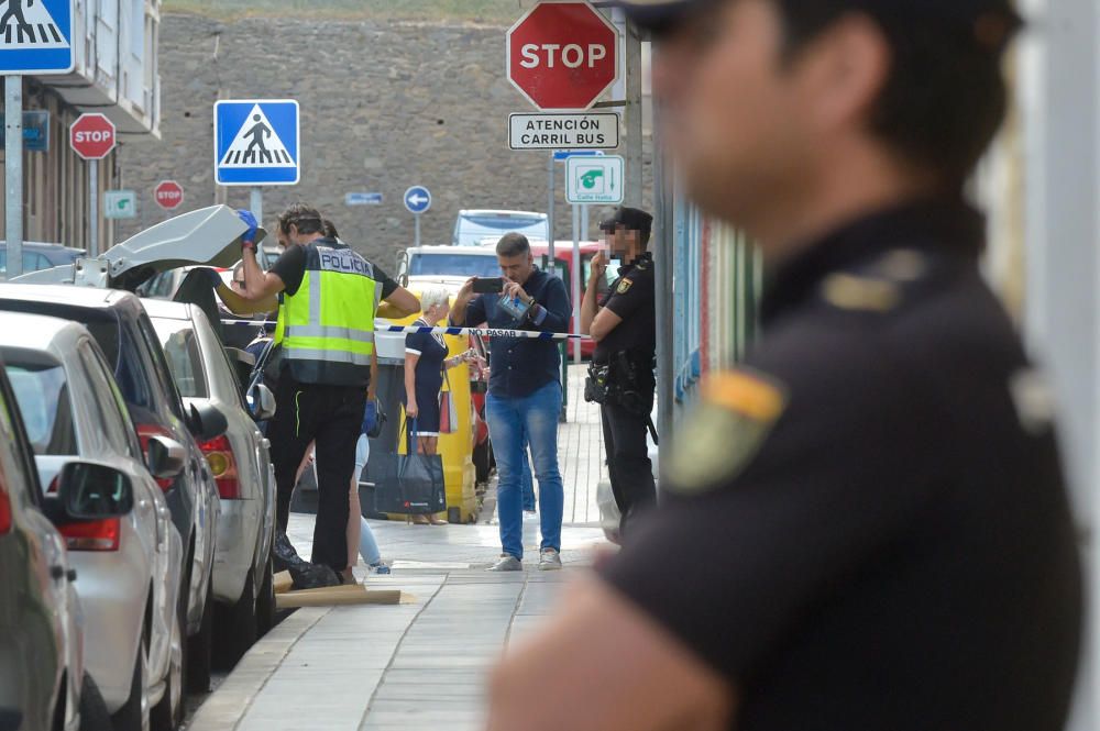 15-10-2018 LAS PALMAS DE GRAN CANARIA. Crimen en la calle Italia. Fotógrafo: ANDRES CRUZ