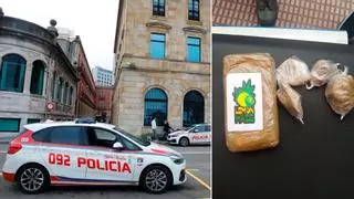 Detenido en Gijón por traficar con droga y agredir a los policías que le pillaron