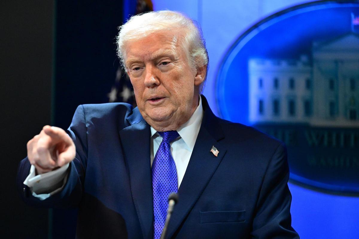 Imagen tomada el pasado 20 de febrero del presidente de EE UU, Donald Trump.