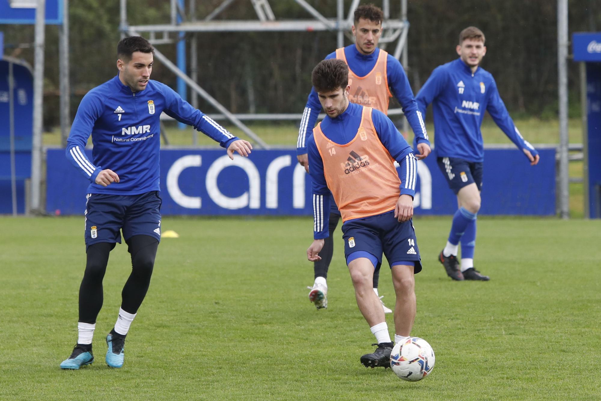 El entrenamiento del Oviedo