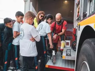 Jornadas educativas por el 35º aniversario de los bomberos de Lanzarote