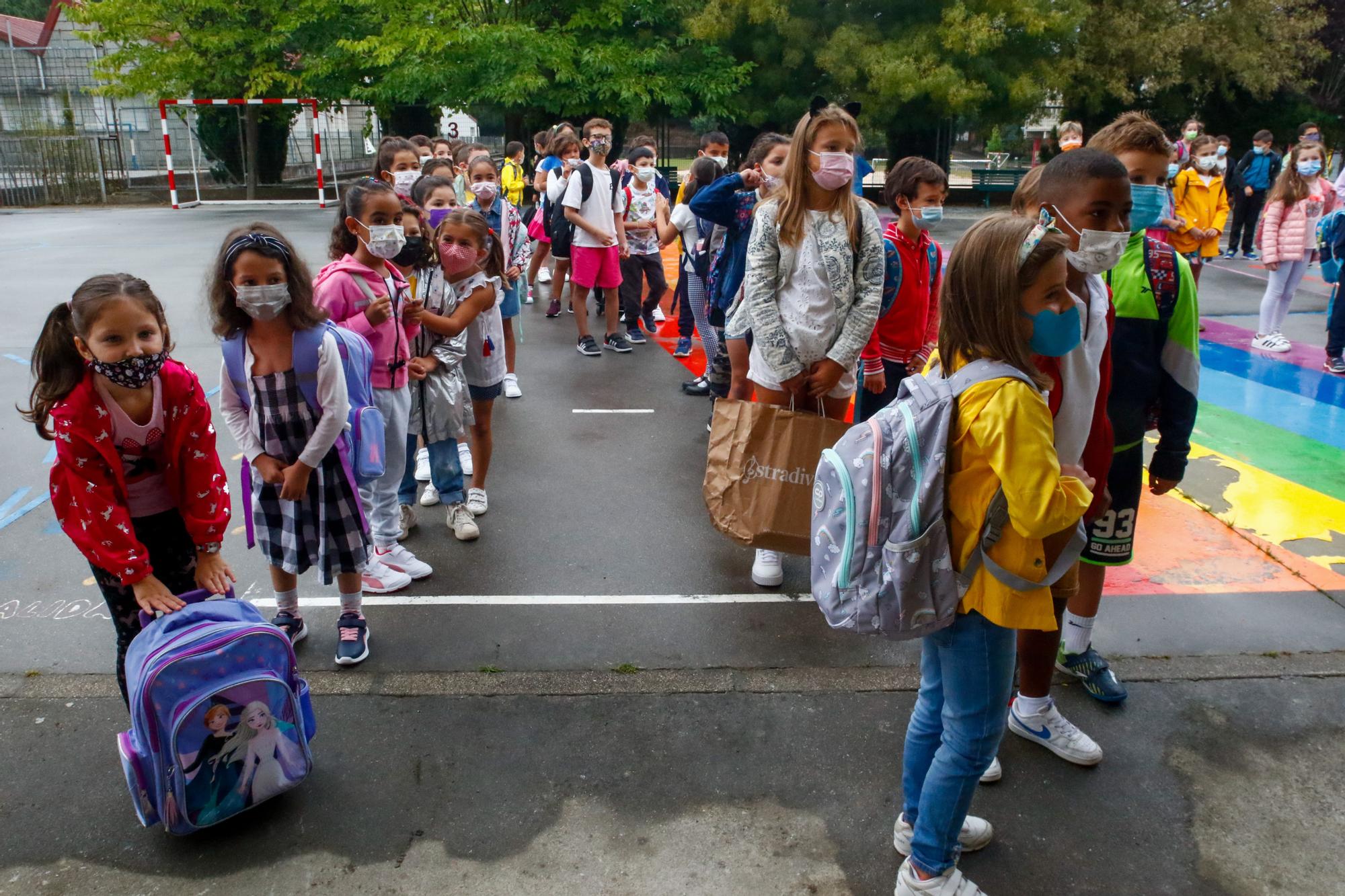 Las imágenes de la vuelta al cole en Galicia