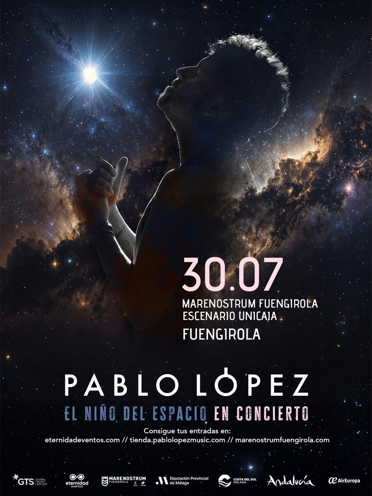 Concierto de Pablo López en Marenostrum