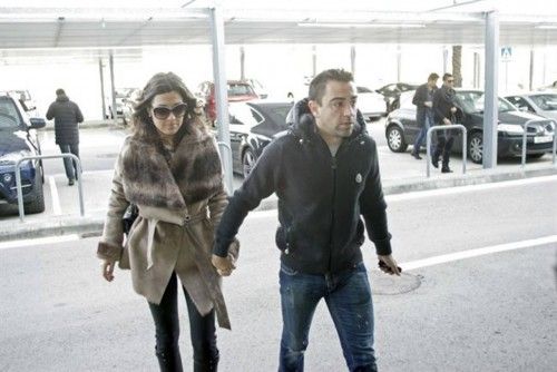 Xavi con su novia, Nuria Cunillera