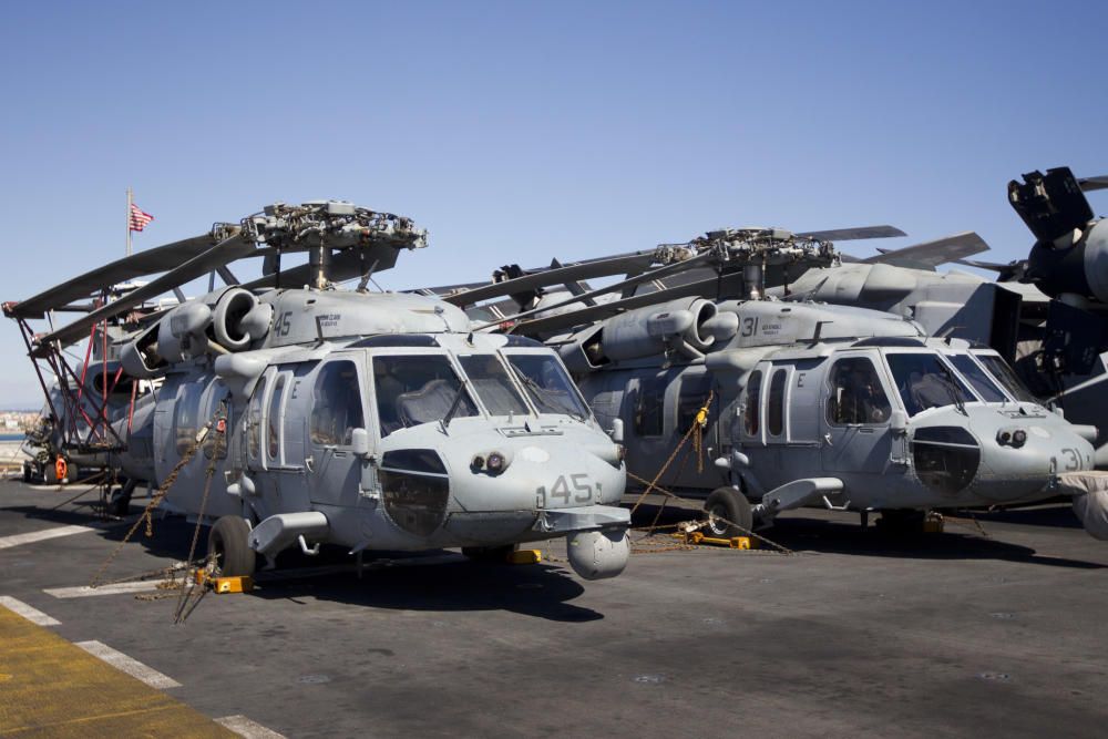 El portaaviones del ejército norteamericano USS Kearsarge