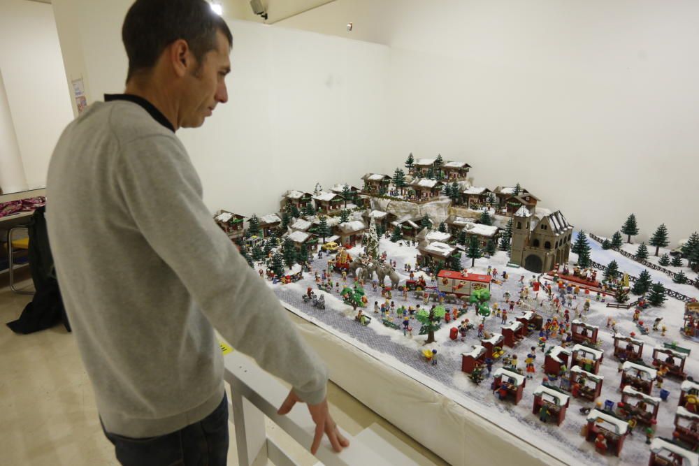 Exposición de Playmobil en la Fundación Caja Medit