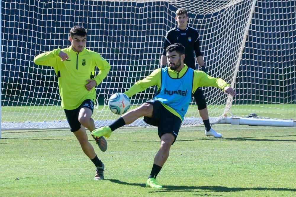 Entrenamiento de la UD Las Palmas previo al derby canario