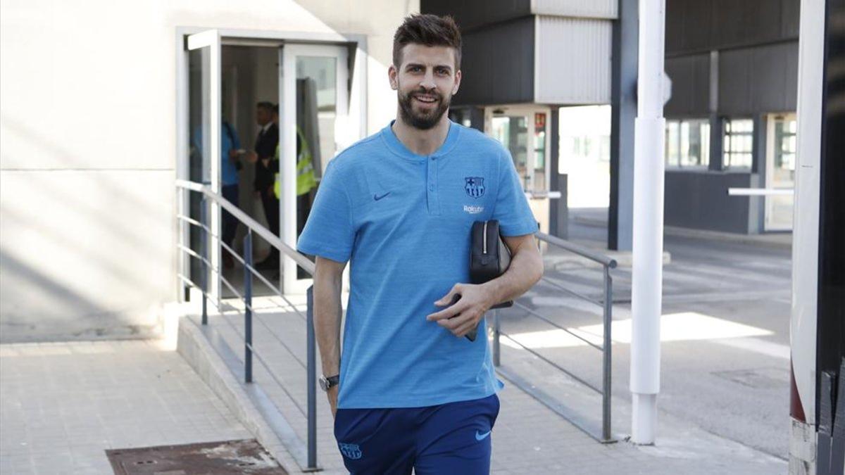 Gerard Piqué se quedó en Barcelona