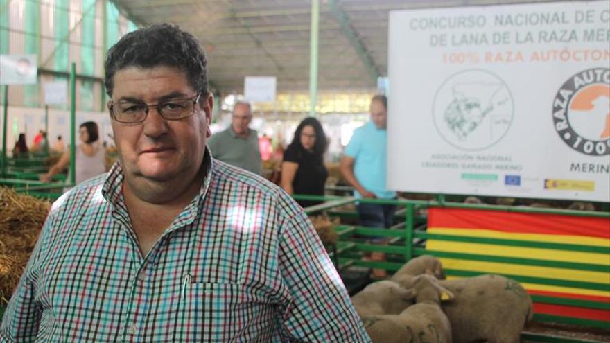 Juan Romero, premio a la calidad de la lana merina