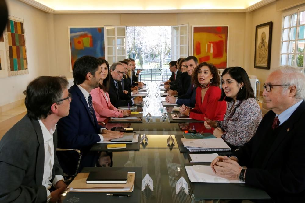 Primera reunió de la taula de diàleg