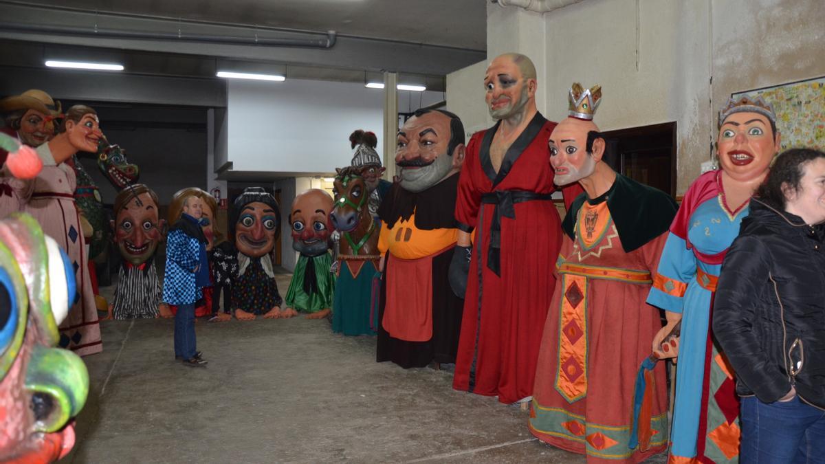 Els gegants del Carnaval de Solsona exposats