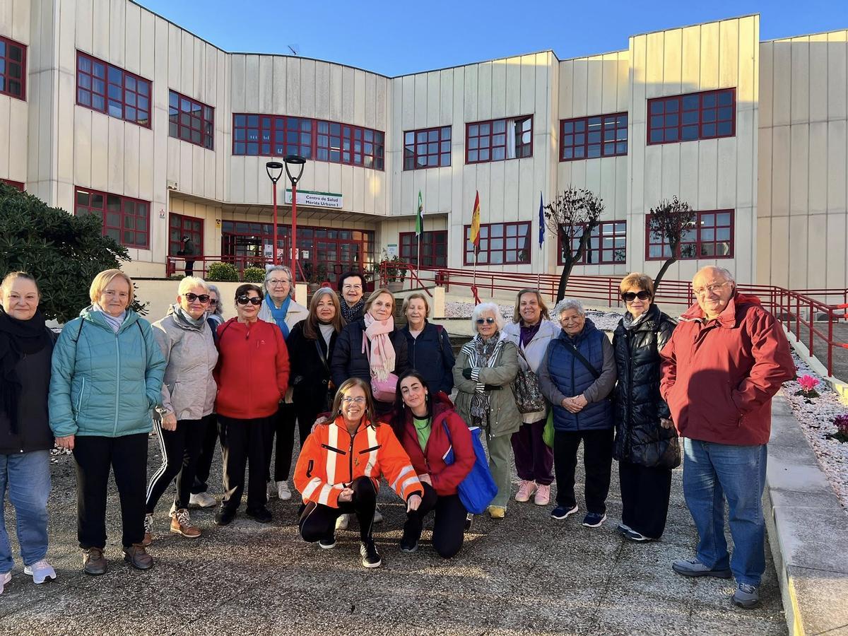 Paseos saludables del centro de salud de Nueva Ciudad en Mérida.