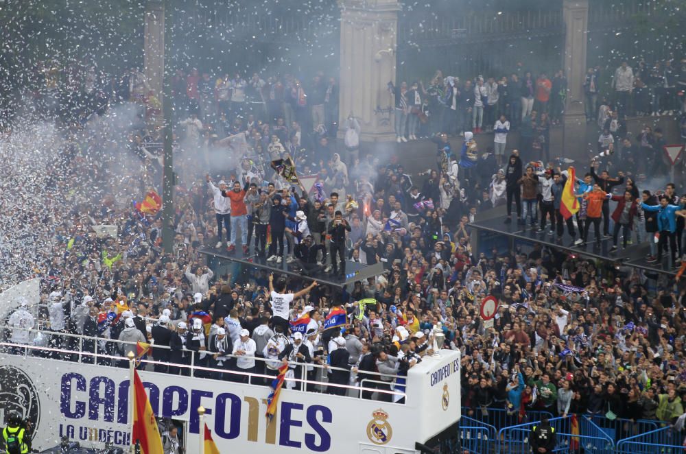 EL REAL MADRID CELEBRA LA UNDÉCIMA EN CIBELES