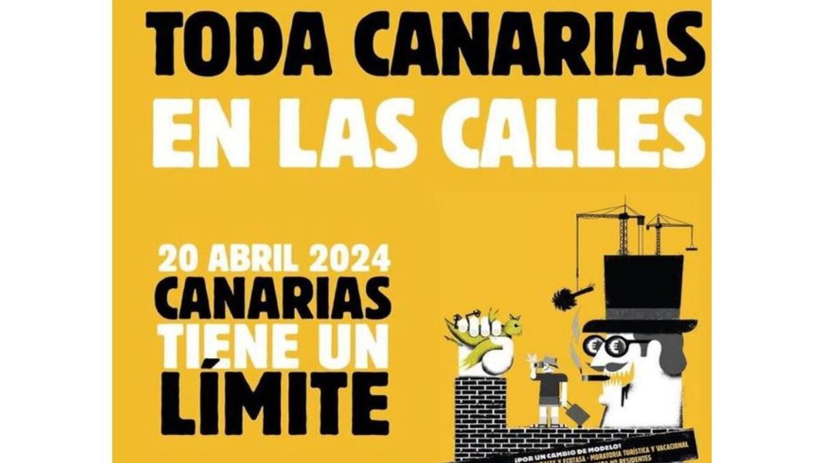 Convocatoria manifestación 20A Canarias tiene un límite.