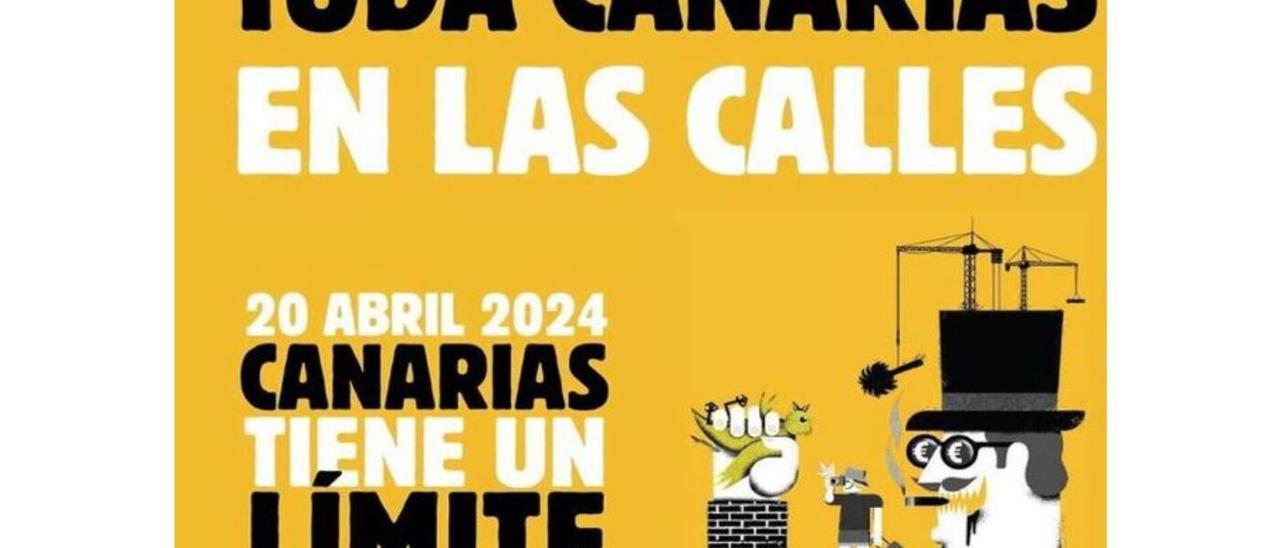 Convocatoria manifestación 20A Canarias tiene un límite.